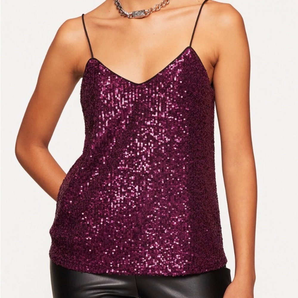 Express Sequin Camisole - Deep Purple / Gorgeous